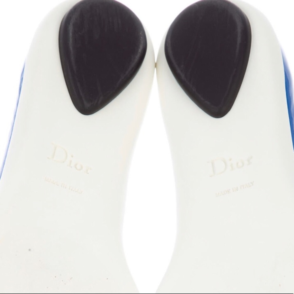 Christian Dior Def Cruise Patent Leather Flats Size 7.5 - Picture 10 of 16